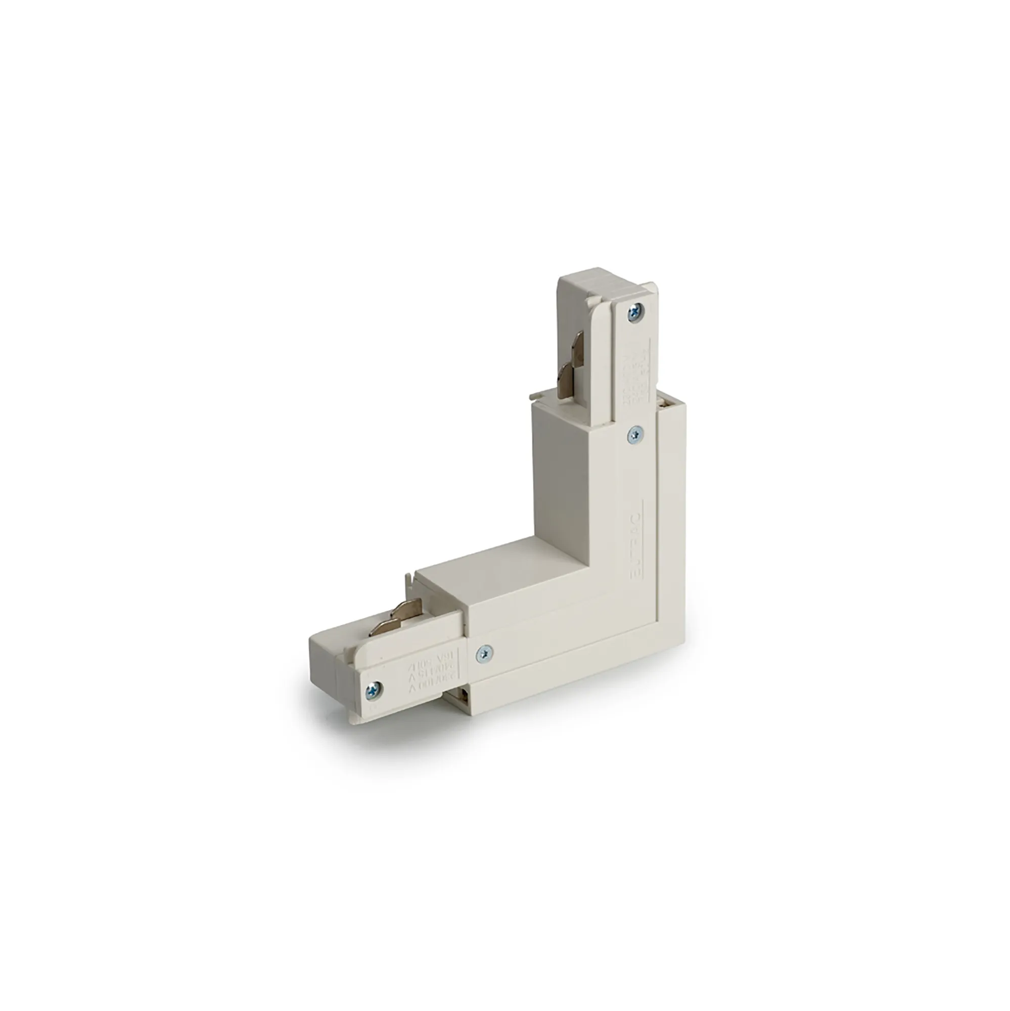 Surface L Coupler With Feeding Option 3 Circuit Surface Mounted Track 555 1 1209 1  Eutrac 3 Circuit Surface-White